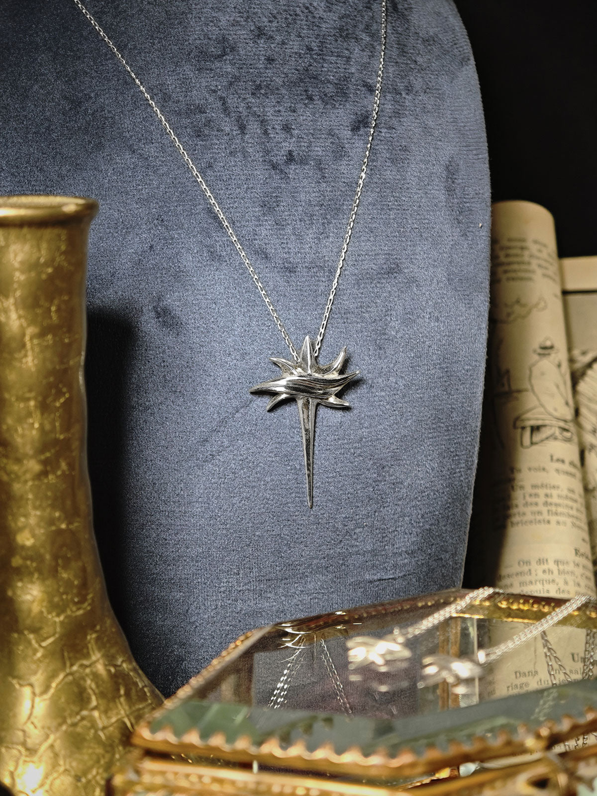 Pendentif étoile Astraea en argent 925 poli, vue 4