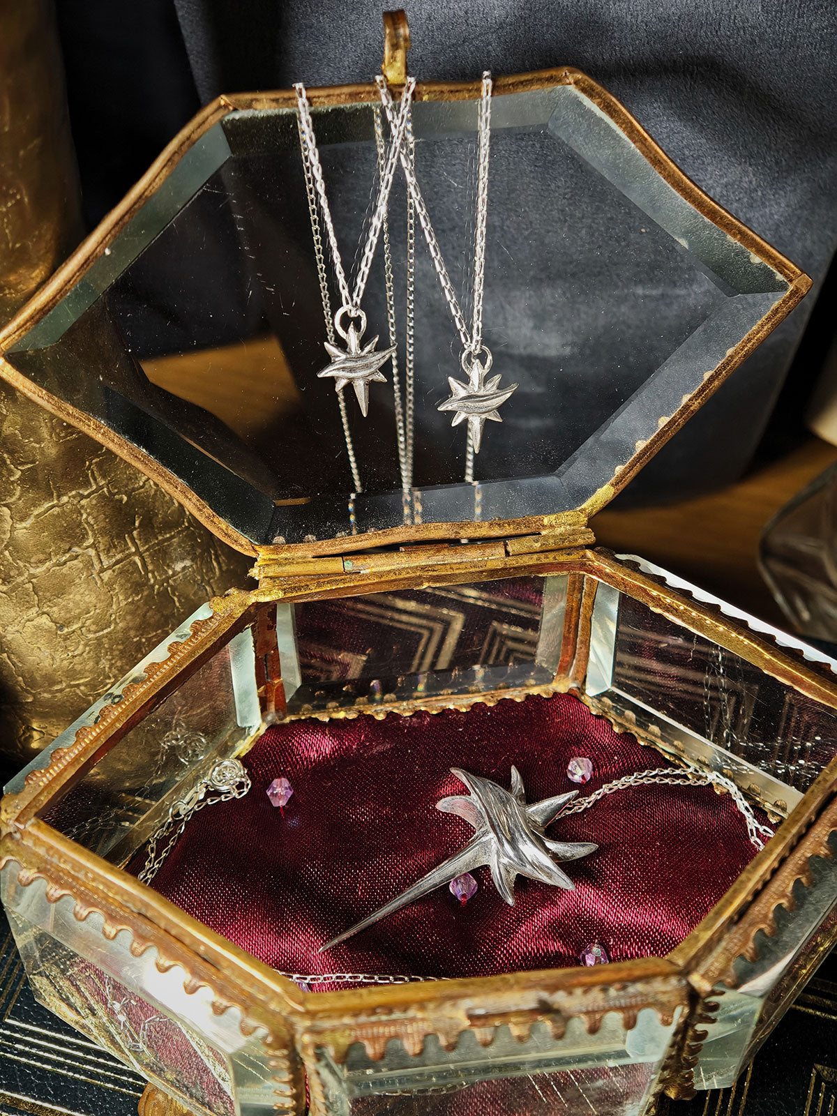 Pendentifs étoile Astraea et Astraea miniature en argent 925