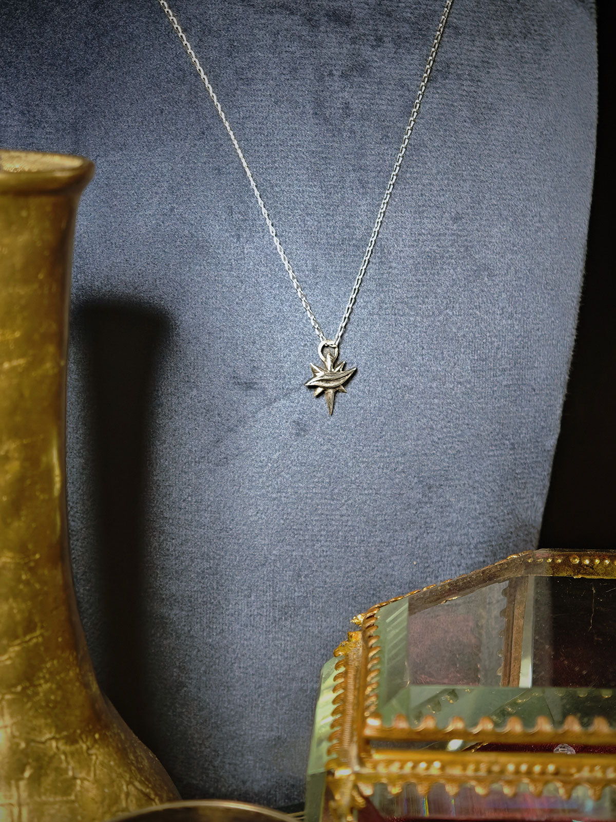 Mini pendentif étoile Astraea en argent 925, vue 3