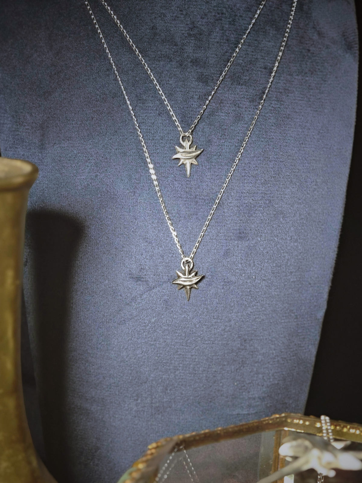 Mini pendentif étoile Astraea en argent 925, vue 4