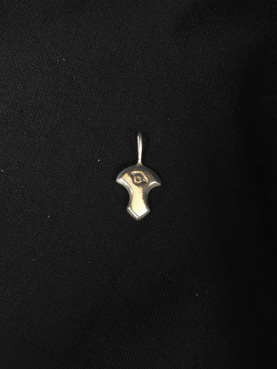 Charm Hope en argent 925 poli, inspiré de la pierre d'Azem de Final Fantasy XIV