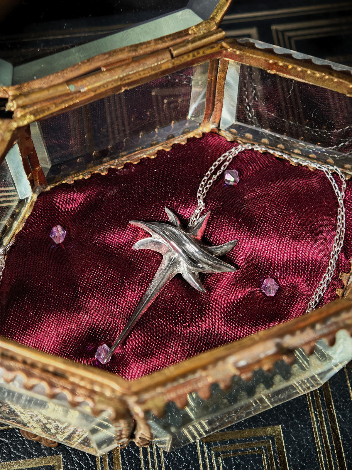Pendentif étoile Astraea en argent 925 poli, vue 3